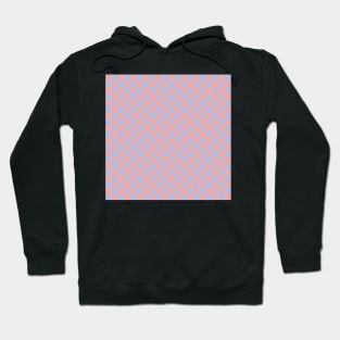 Warped Checkerboard, Pink and Lavender Hoodie